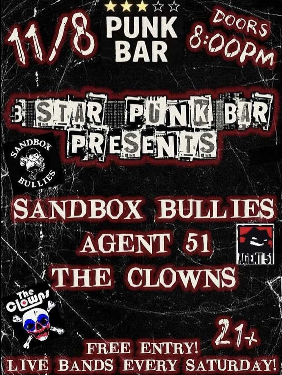 3 Star Punk Bar